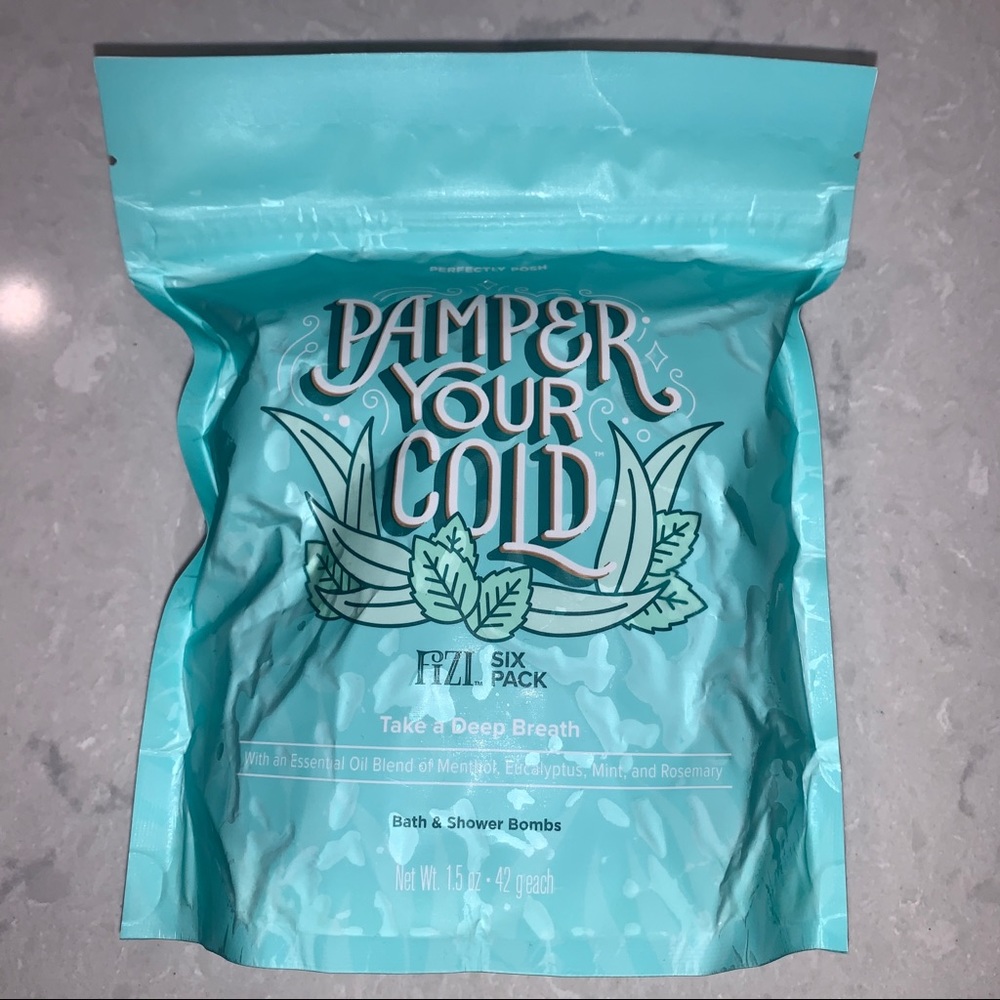 Pamper Your Cold Fizi Bath Bombs - Pack of 6